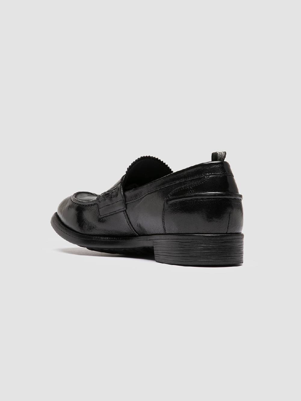 Officine Creative CHRONICLE 056 Mocassini Penny in Pelle Nera Promozione temporanea