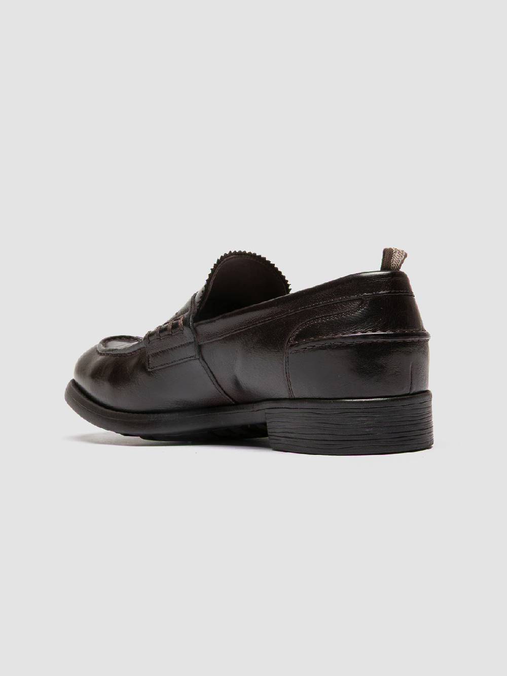 Officine Creative CHRONICLE 056 Mocassini Penny in Pelle Marrone Fino al 50% di sconto
