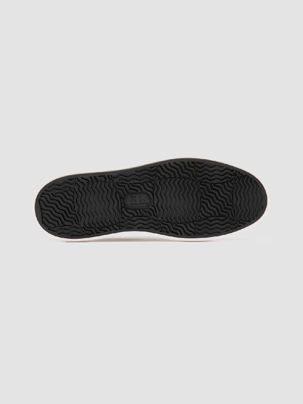 Officine Creative SLOUCH 001 Sneaker Basse in Pelle Nera Fino al 60% di sconto