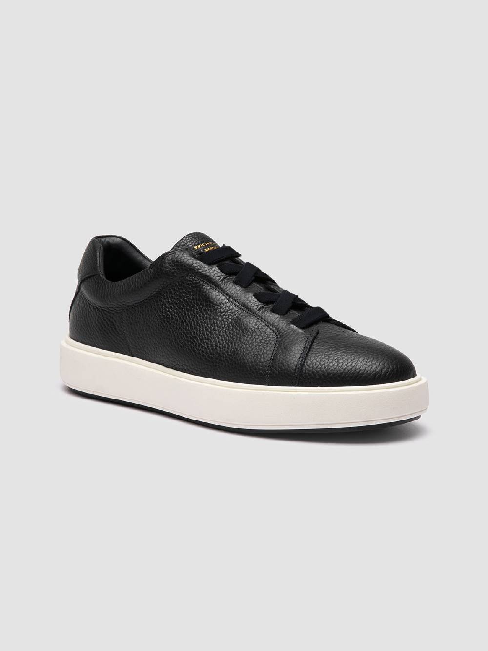 Officine Creative SLOUCH 001 Sneaker Basse in Pelle Blu Fino al 65% di sconto