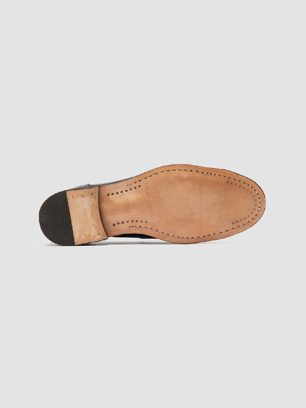 Officine Creative SOLITUDE 001 Mocassini Penny in Pelle Nera Offerta speciale della fabbrica