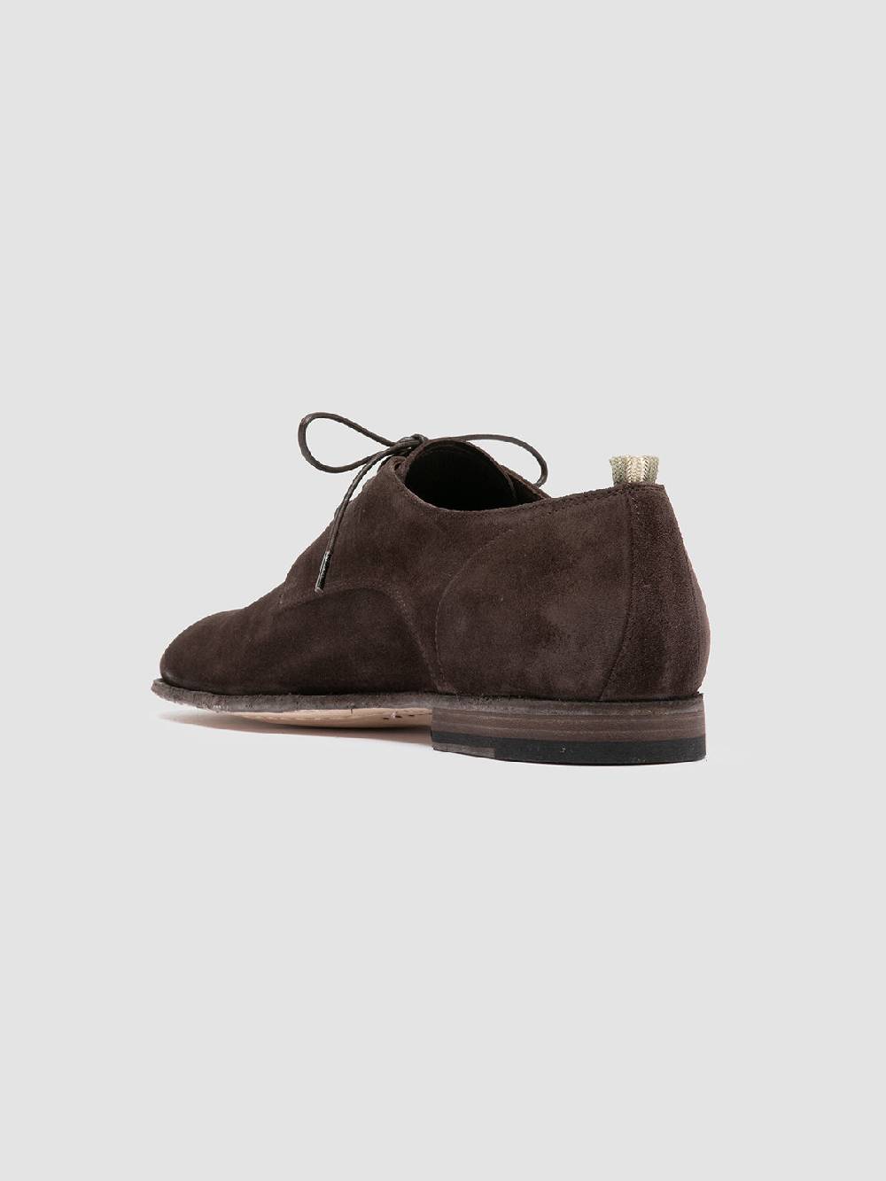 Officine Creative SOLITUDE 002 Scarpe Derby in Pelle Scamosciata Marrone Fino al 55% di sconto