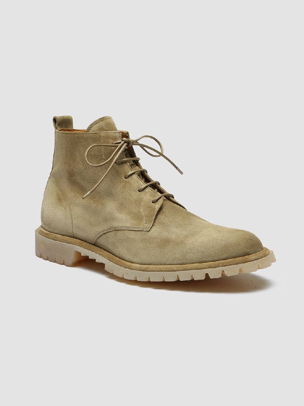 Officine Creative SPECTACULAR 002 Stivali in Pelle Scamosciata Marrone con allacciatura Enormi sconti