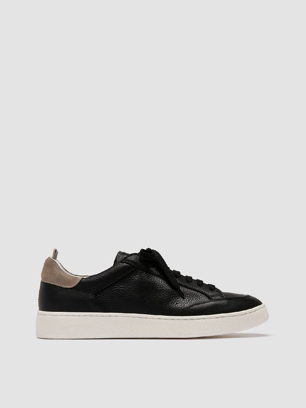 Officine Creative THE DIME 001 Sneaker Basse in Pelle Scamosciata Nera 2025
