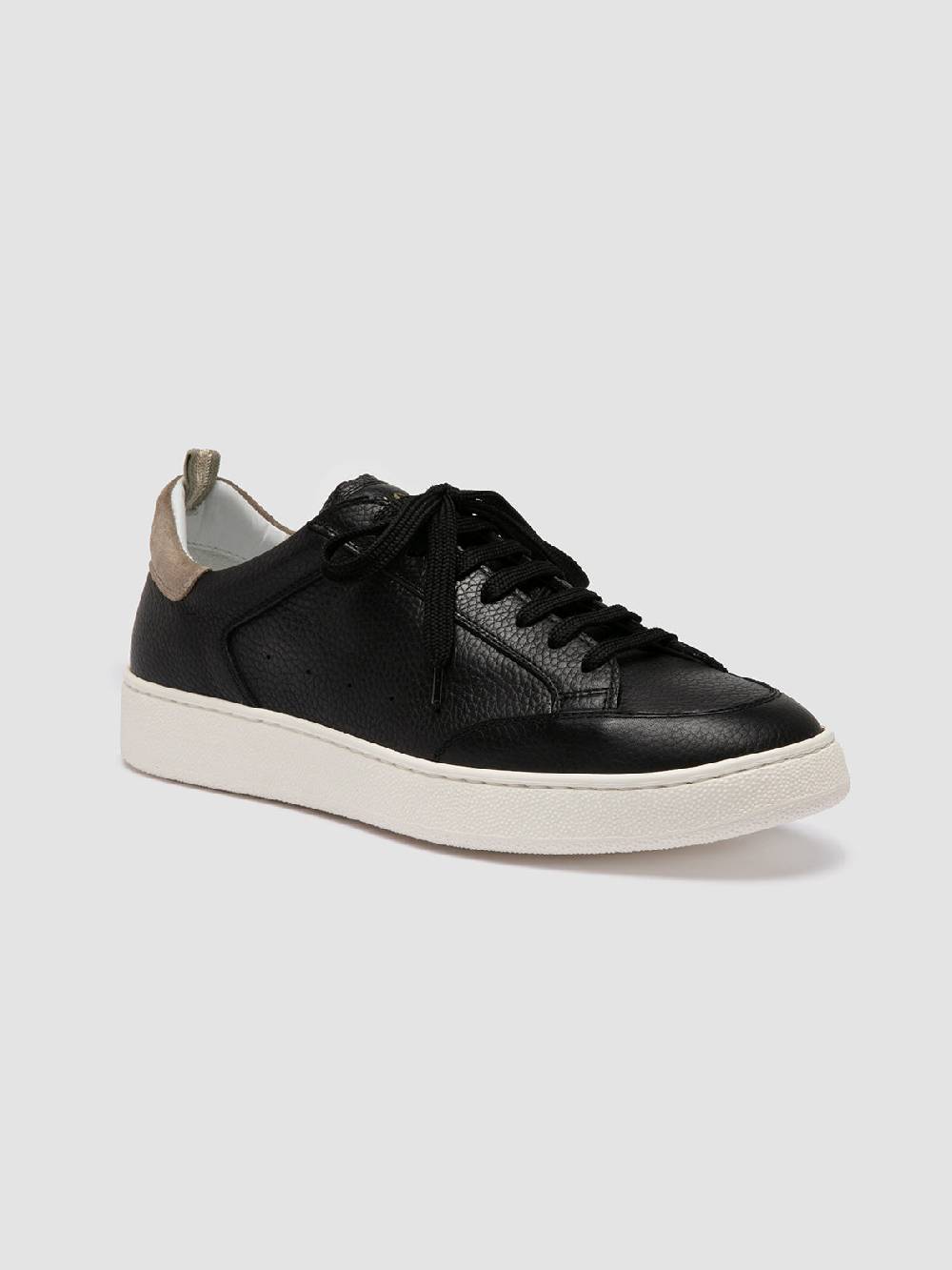 Officine Creative THE DIME 001 Sneaker Basse in Pelle Scamosciata Nera 2025