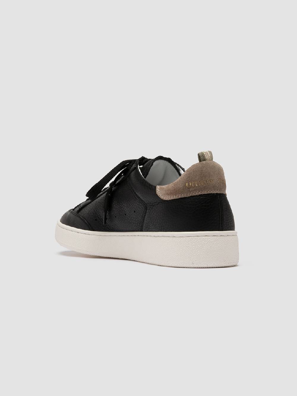 Officine Creative THE DIME 001 Sneaker Basse in Pelle Scamosciata Nera 2025