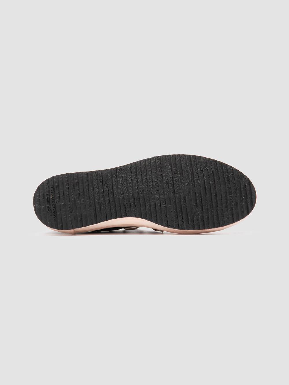 Officine Creative MES DD 001 Sneaker Basse in Pelle Marrone In Linea