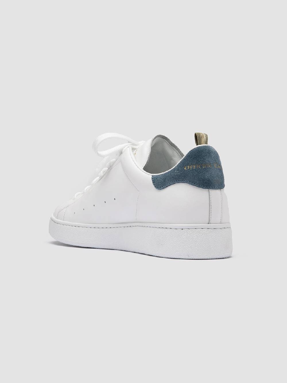 Officine Creative MOWER 002 Sneakers Basse in Pelle e Camoscio Bianca Promozione
