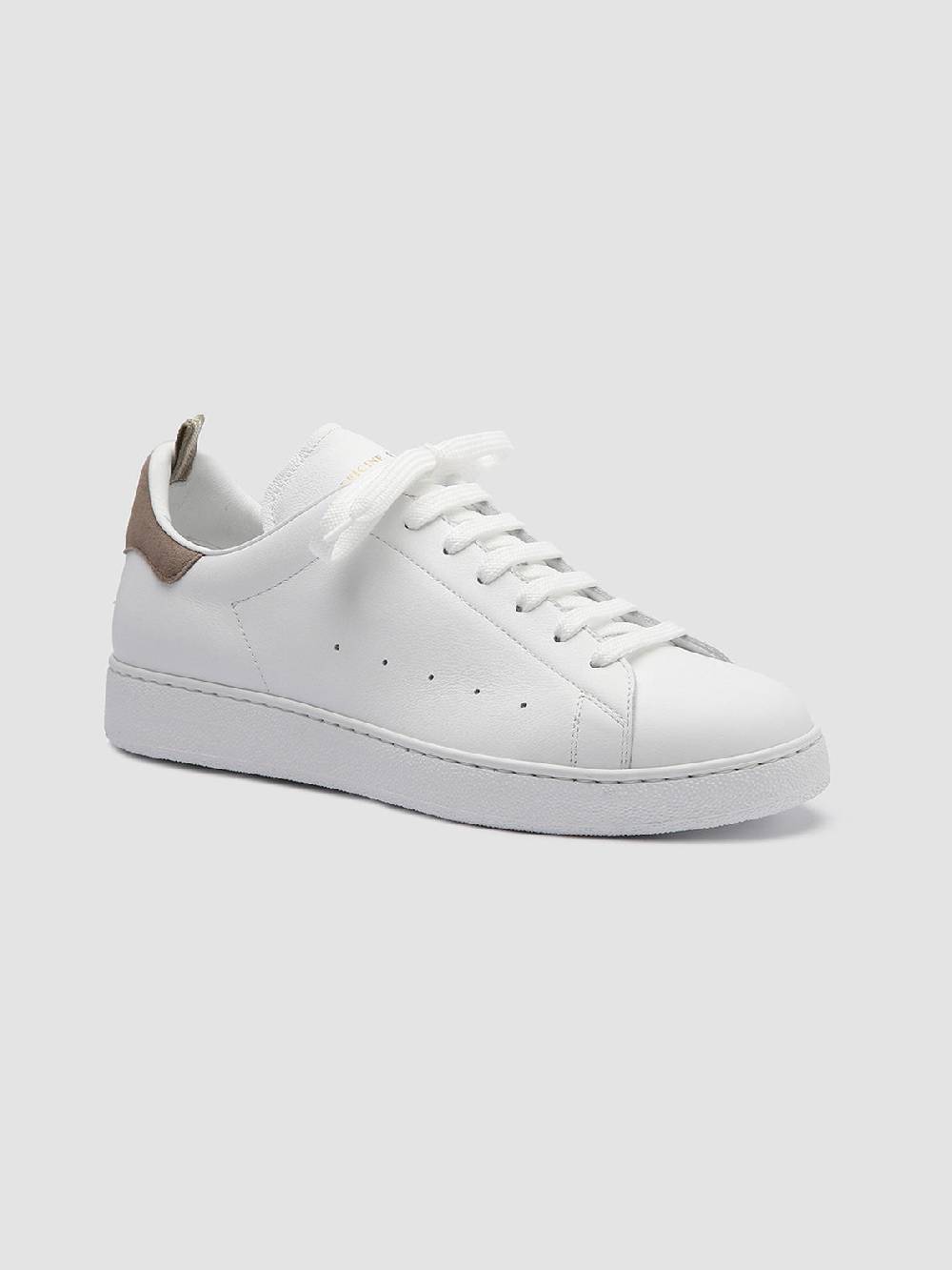 Officine Creative MOWER 002 Sneakers in Pelle Bianca Spedizione Gratuita