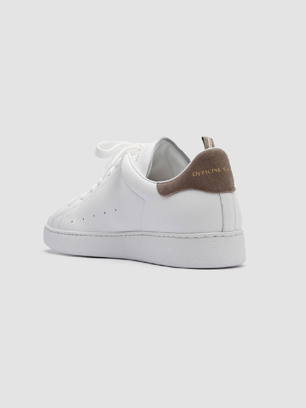 Officine Creative MOWER 002 Sneakers in Pelle Bianca Spedizione Gratuita