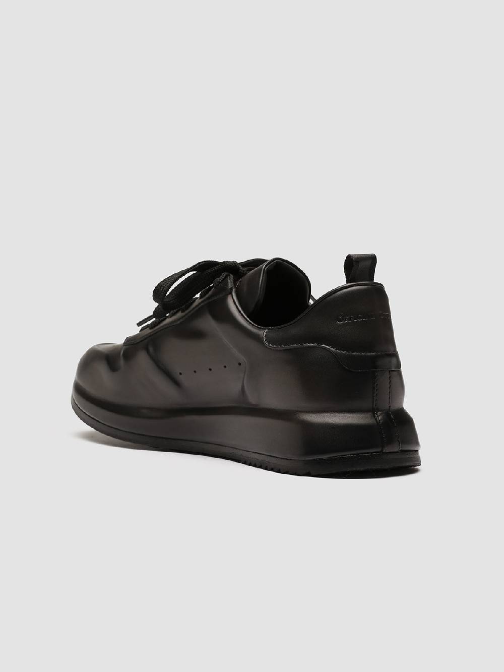 Officine Creative RACE LUX 003 Sneakers in Pelle aerografata Grigia Fino Al -60%