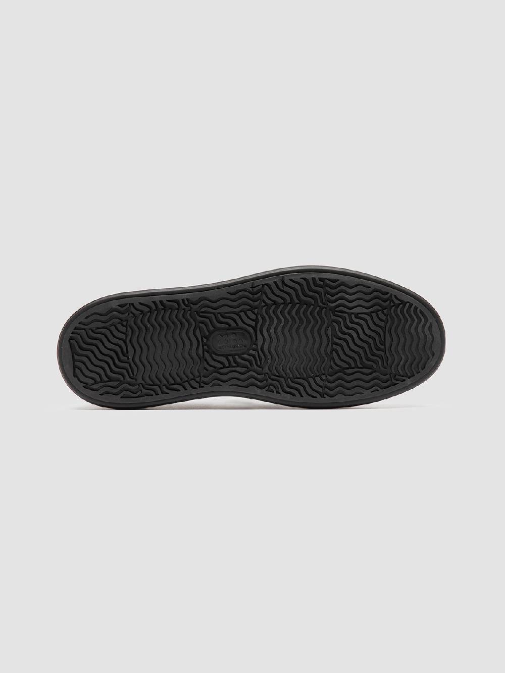 Officine Creative RELEASE 001 Sneaker Basse in Pelle Nera Shopping Online