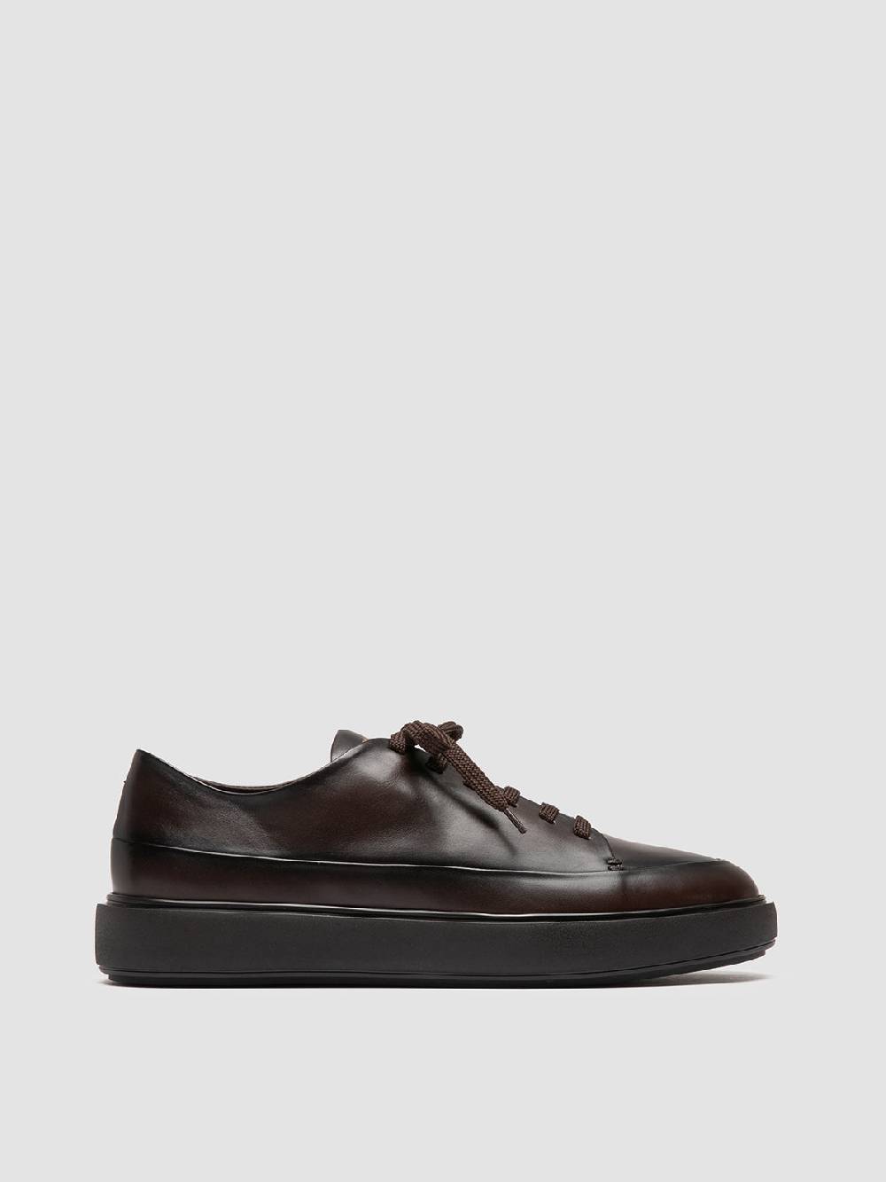 Officine Creative RELEASE 001 Sneaker Basse in Pelle Marrone Affare Del Giorno
