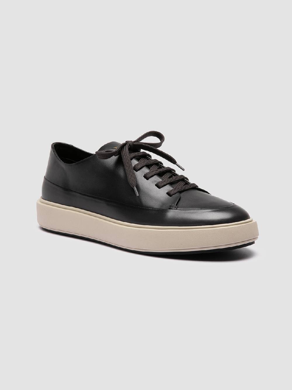 Officine Creative RELEASE 001 Sneaker Basse in Pelle Grigia Sottocosto