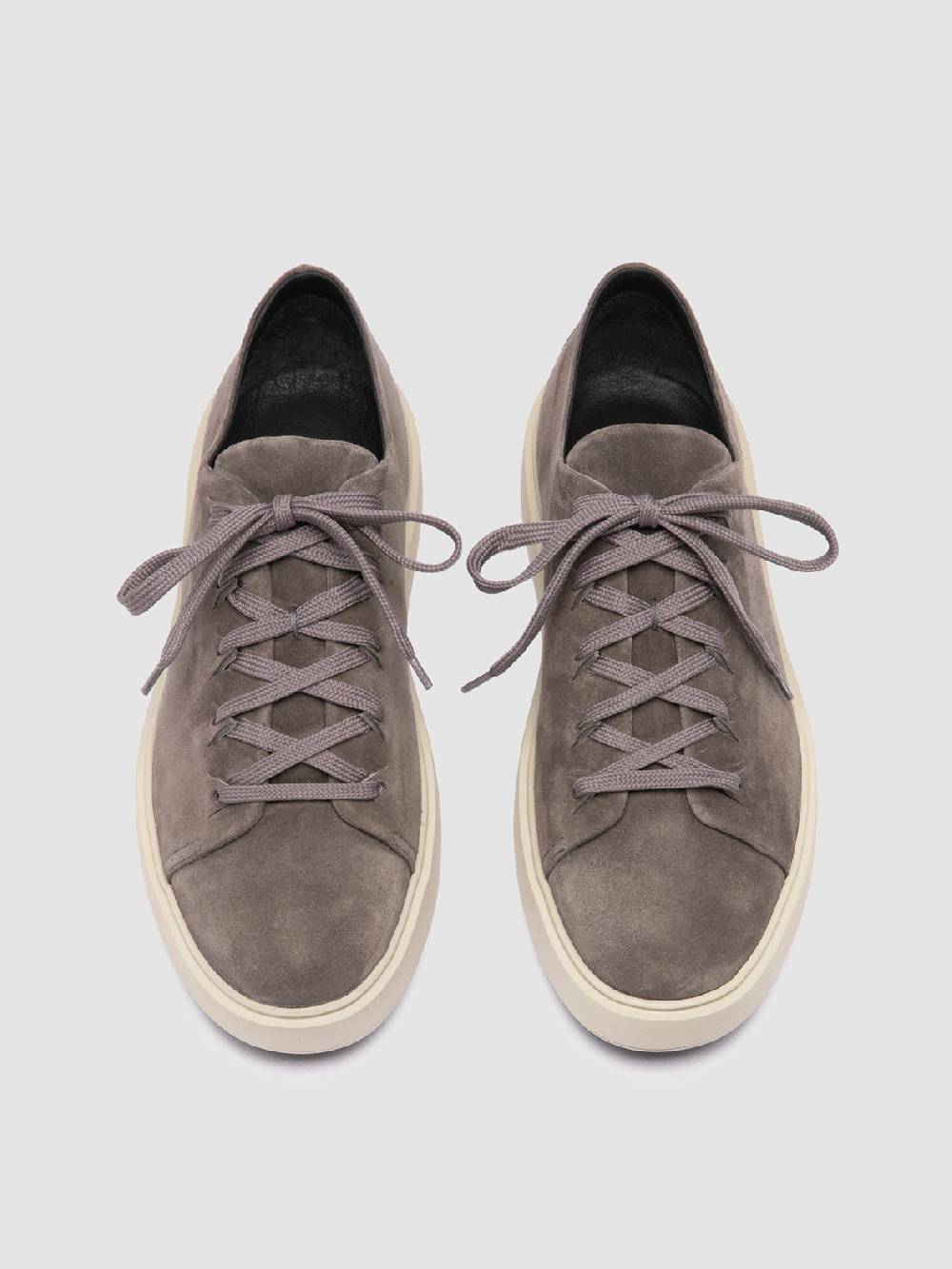 Officine Creative REMASTER 001 Sneaker Basse in Pelle Scamosciata Grigia Novità