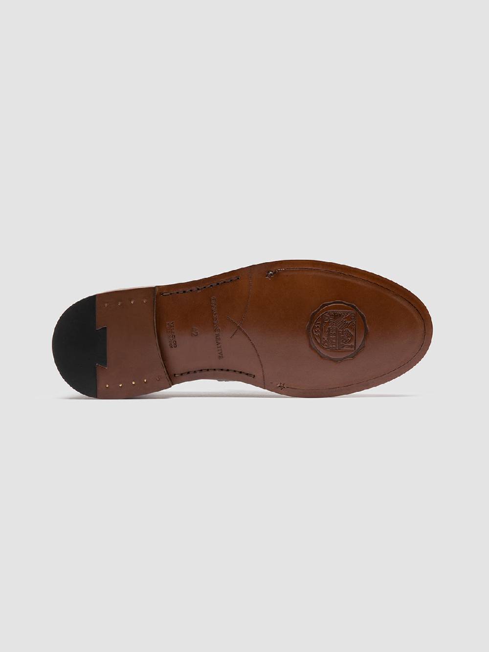 Officine Creative SAX 001 Mocassini Penny in Pelle Scamosciata Marrone Offerta