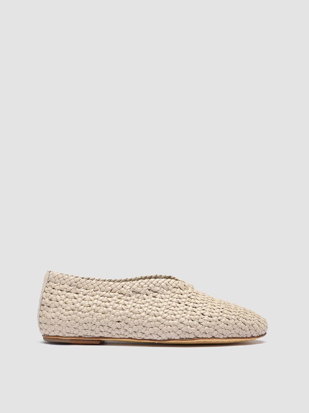 Officine Creative BESSIE 011 Mocassini in Pelle Nebbia