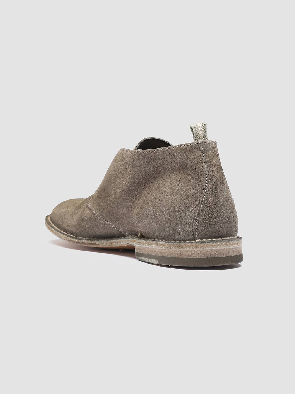 Officine Creative LINZI 008 Polacchine in Pelle Scamosciata Verde Saldi
