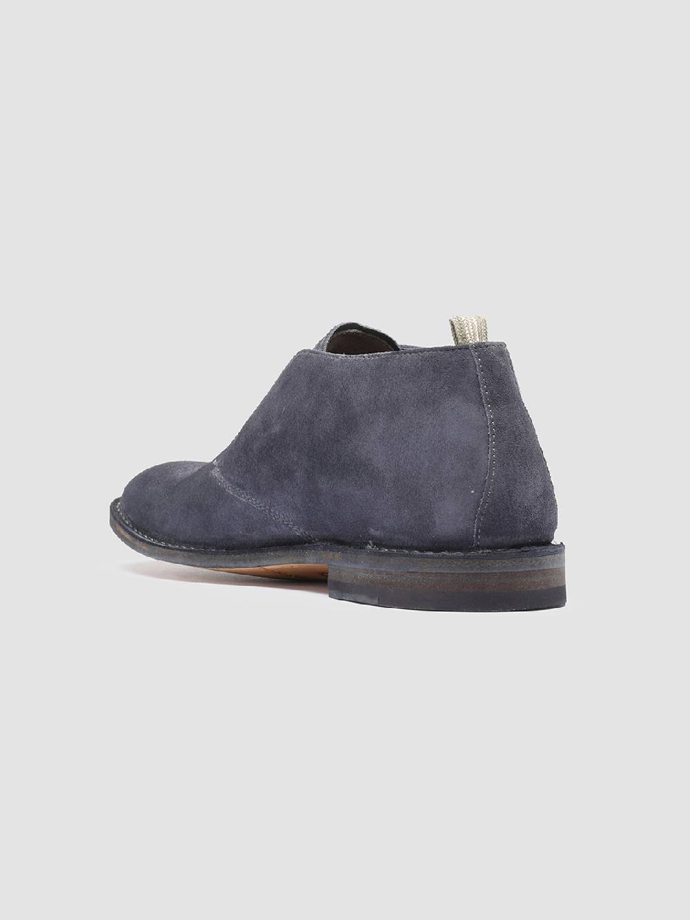 Officine Creative LINZI 008 Polacchine in Pelle Scamosciata Blu Offerte
