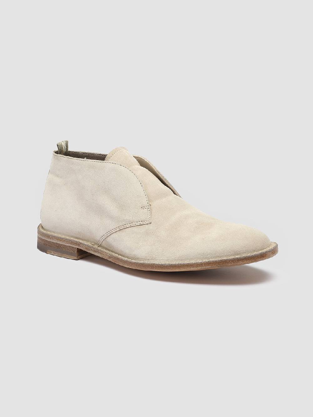 Officine Creative LINZI 008 Polacchine in Pelle Scamosciata Avorio Hotsell