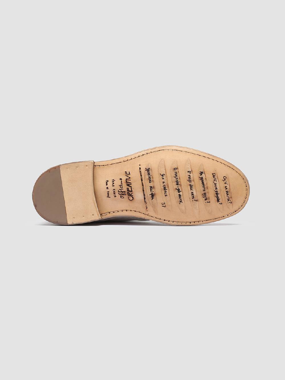 Officine Creative LINZI 008 Polacchine in Pelle Scamosciata Avorio Hotsell