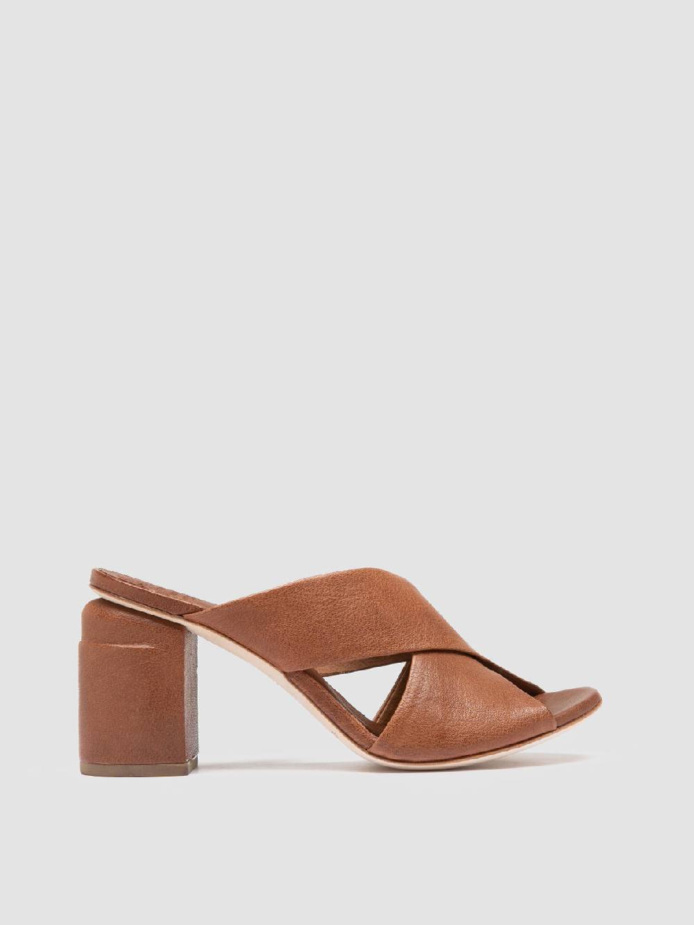 Officine Creative EMILIE 003 Sandali in Pelle Marrone Vendita Calda