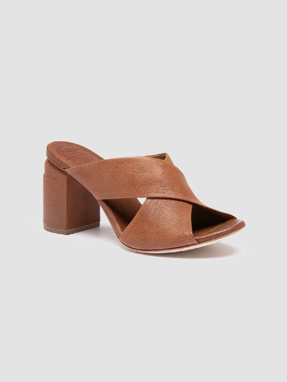 Officine Creative EMILIE 003 Sandali in Pelle Marrone Vendita Calda