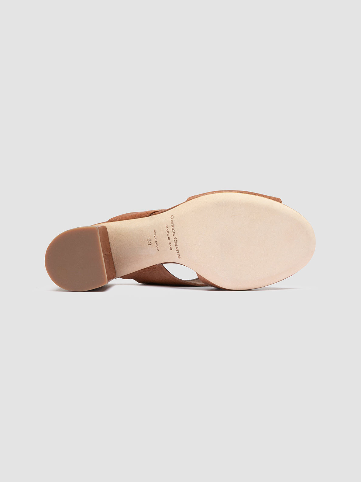 Officine Creative EMILIE 003 Sandali in Pelle Marrone Vendita Calda