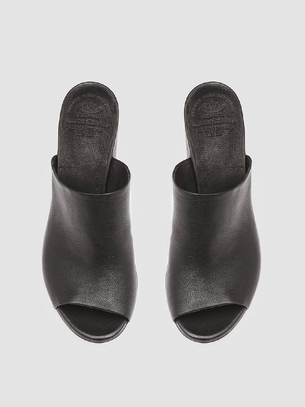 Officine Creative EMILIE 002 Sandali in Pelle Nera Vendita Economica