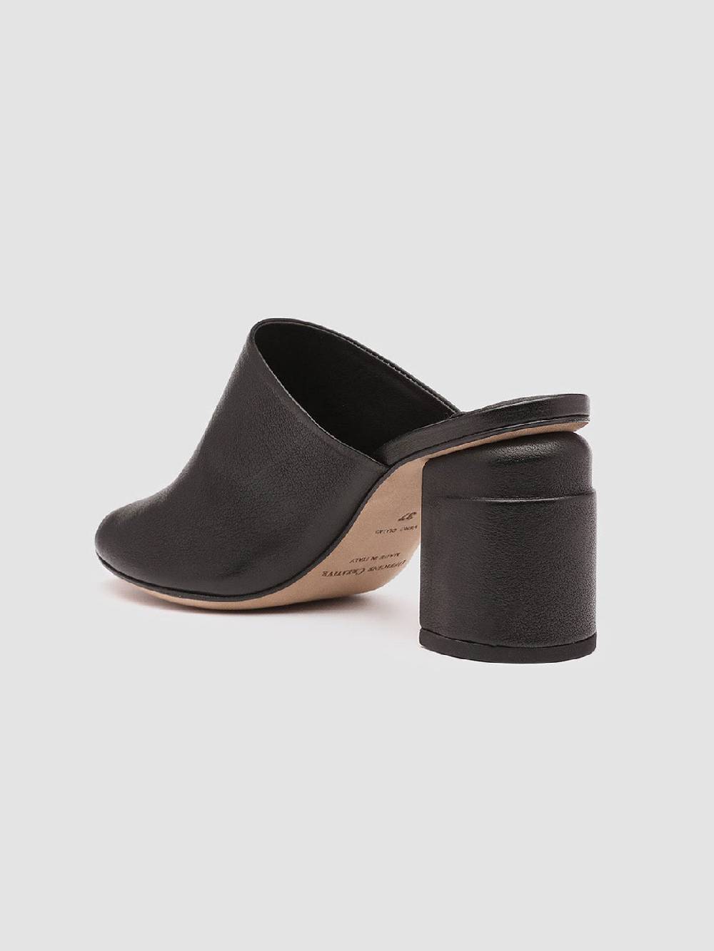 Officine Creative EMILIE 002 Sandali in Pelle Nera Vendita Economica