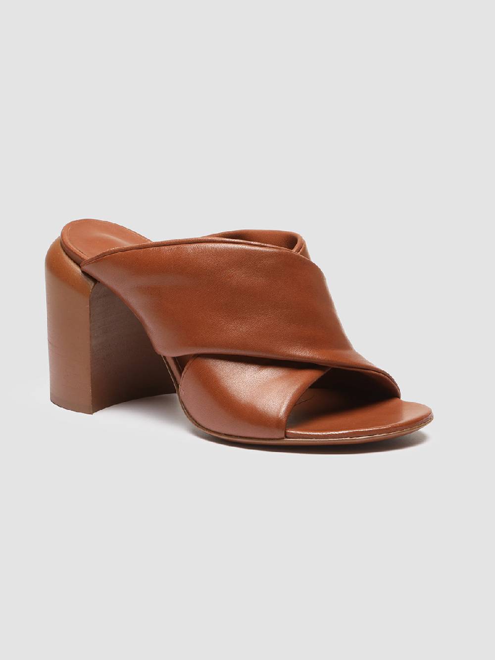 Officine Creative ESTHER 014 Sandali in Pelle Marrone Saldi Di Fabbrica