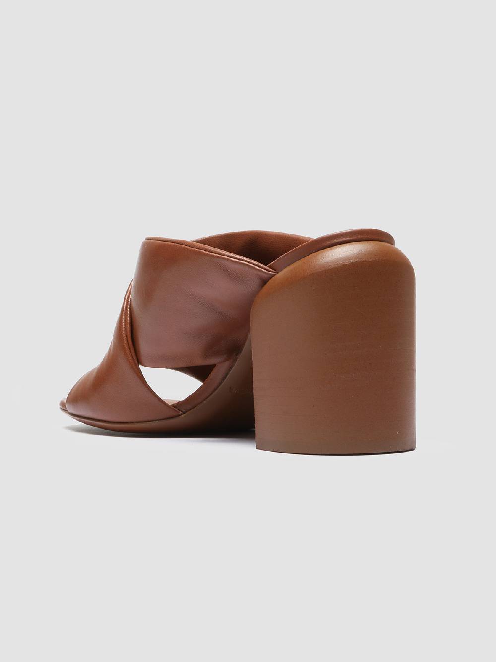 Officine Creative ESTHER 014 Sandali in Pelle Marrone Saldi Di Fabbrica