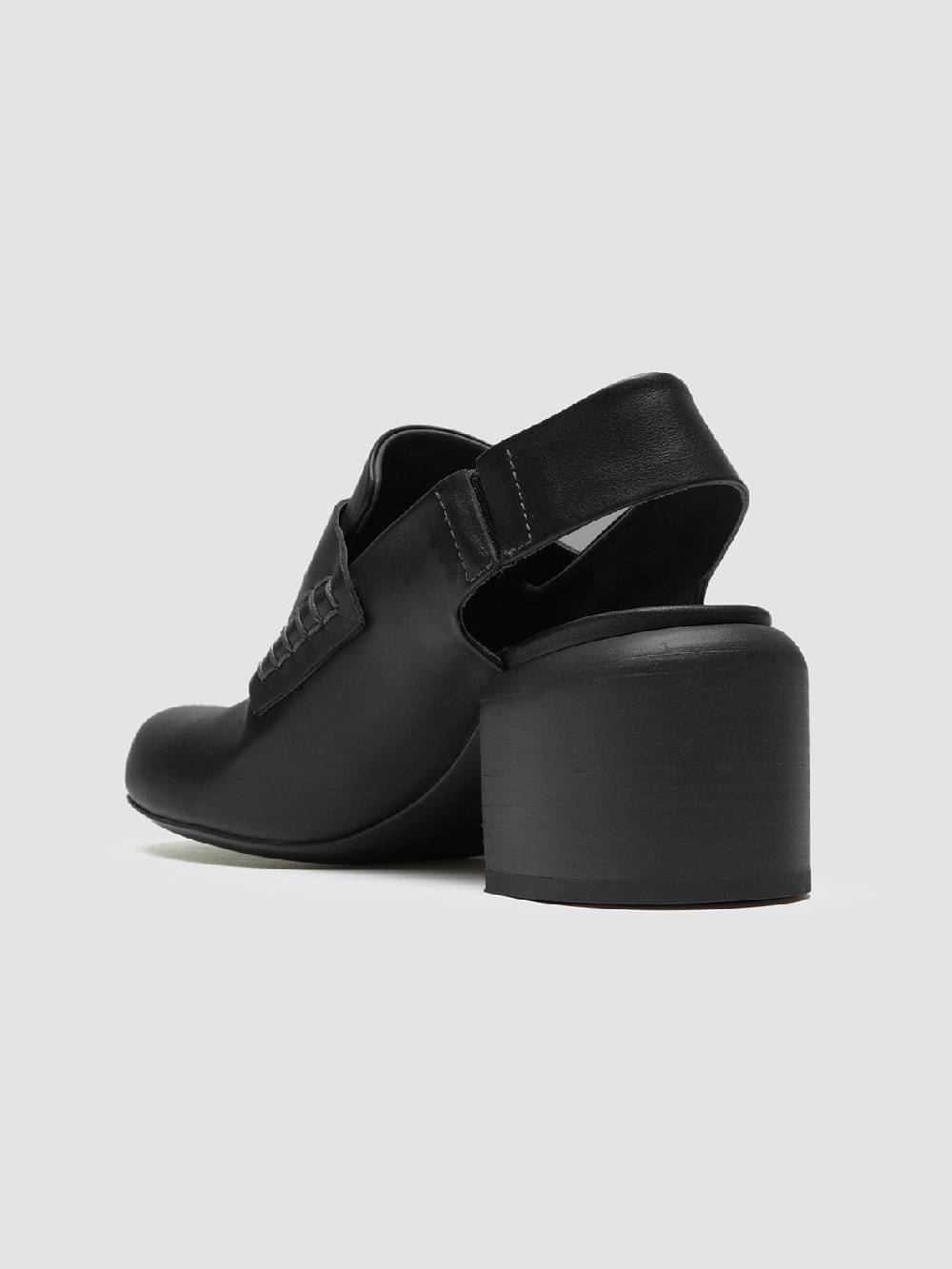 Officine Creative ETHEL 009 Sandali in Pelle Nera Vendite Flash