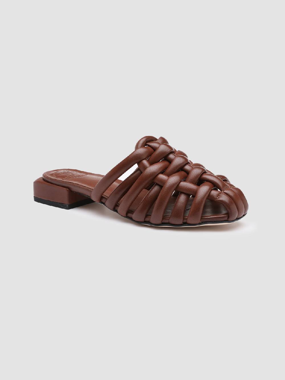 Officine Creative GILLIAN 006 Sandali in Pelle Marrone In Saldo