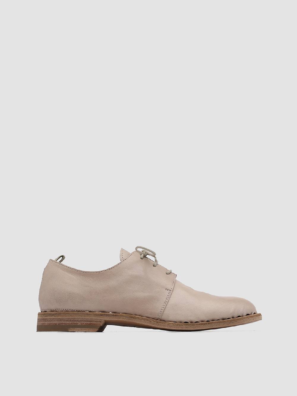 Officine Creative GRAPHITE 001 Derby in Pelle Avorio Nuova