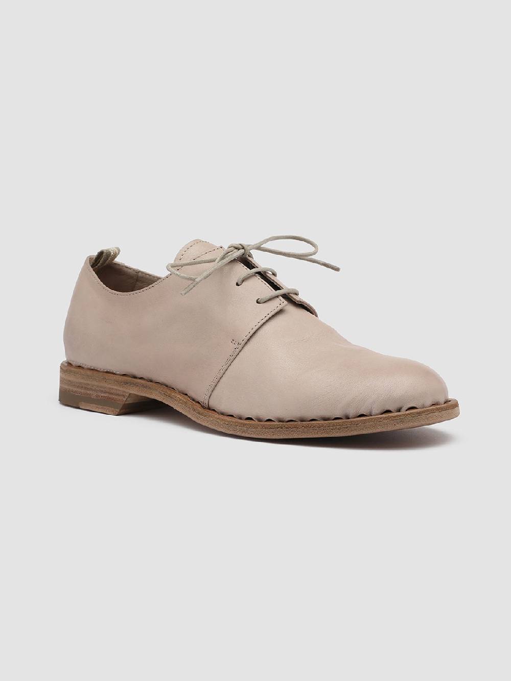 Officine Creative GRAPHITE 001 Derby in Pelle Avorio Nuova