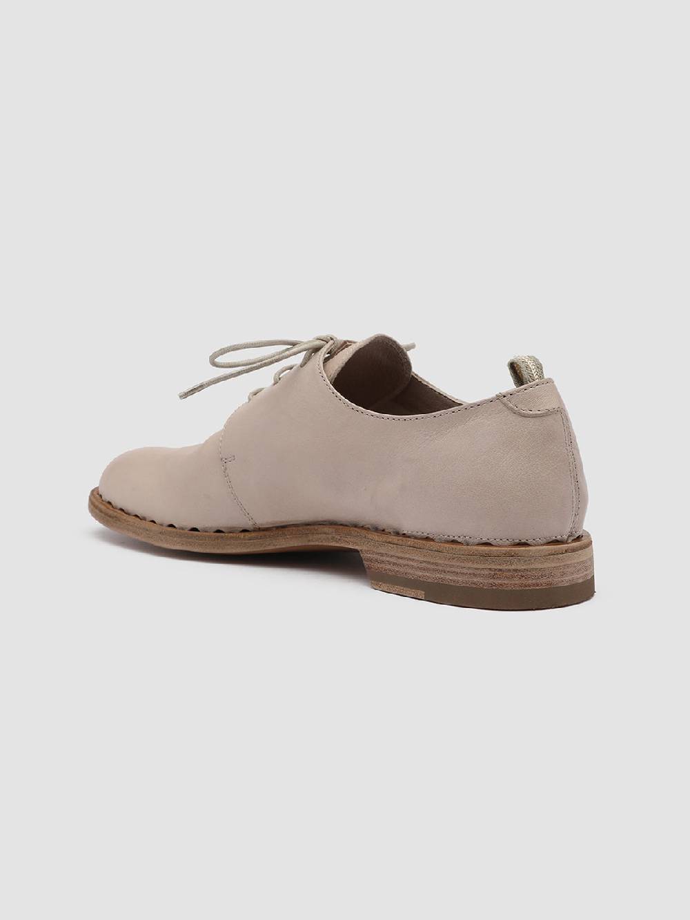 Officine Creative GRAPHITE 001 Derby in Pelle Avorio Nuova