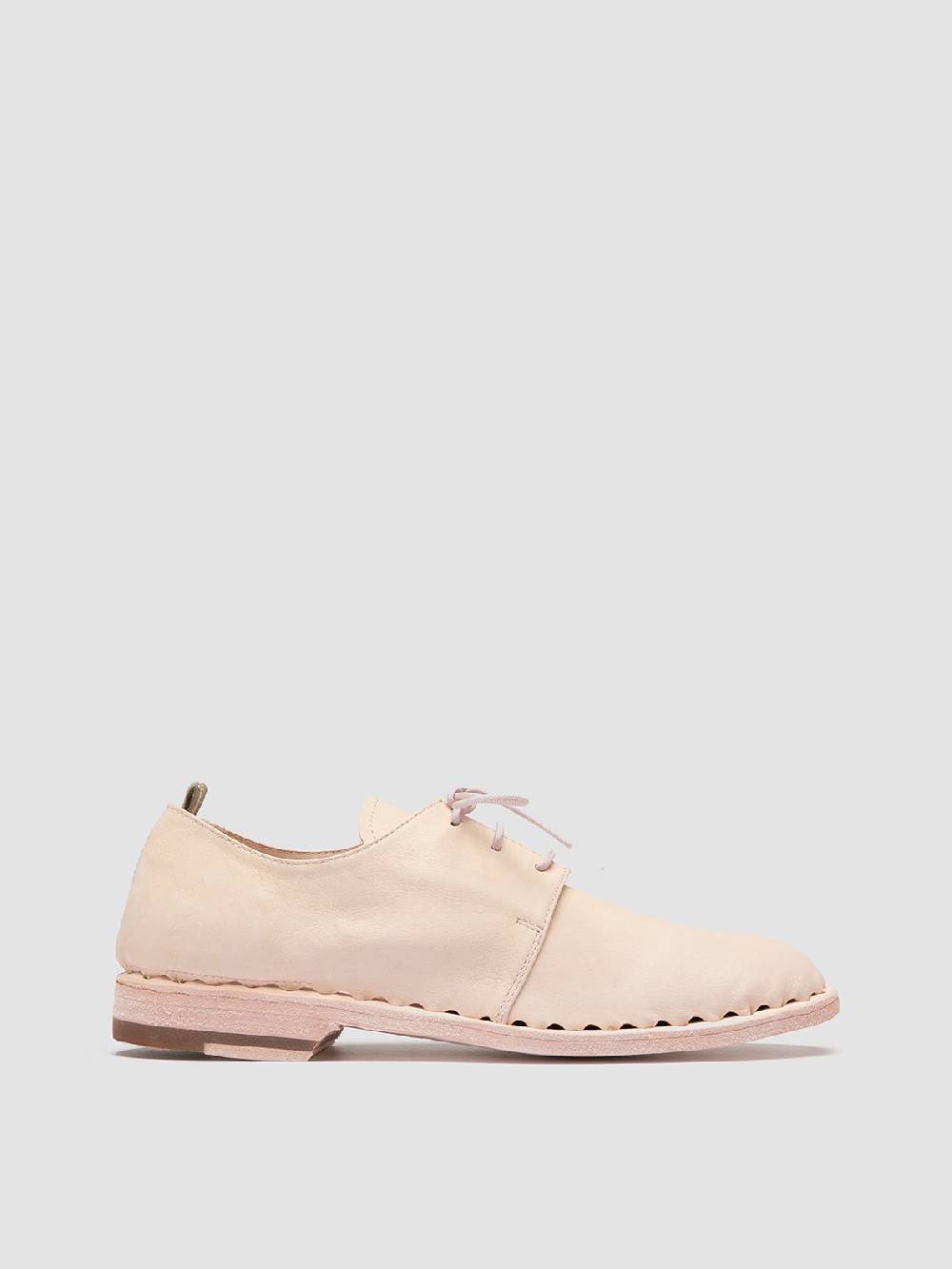 Officine Creative GRAPHITE 001 Derby in Pelle Rosa Moda