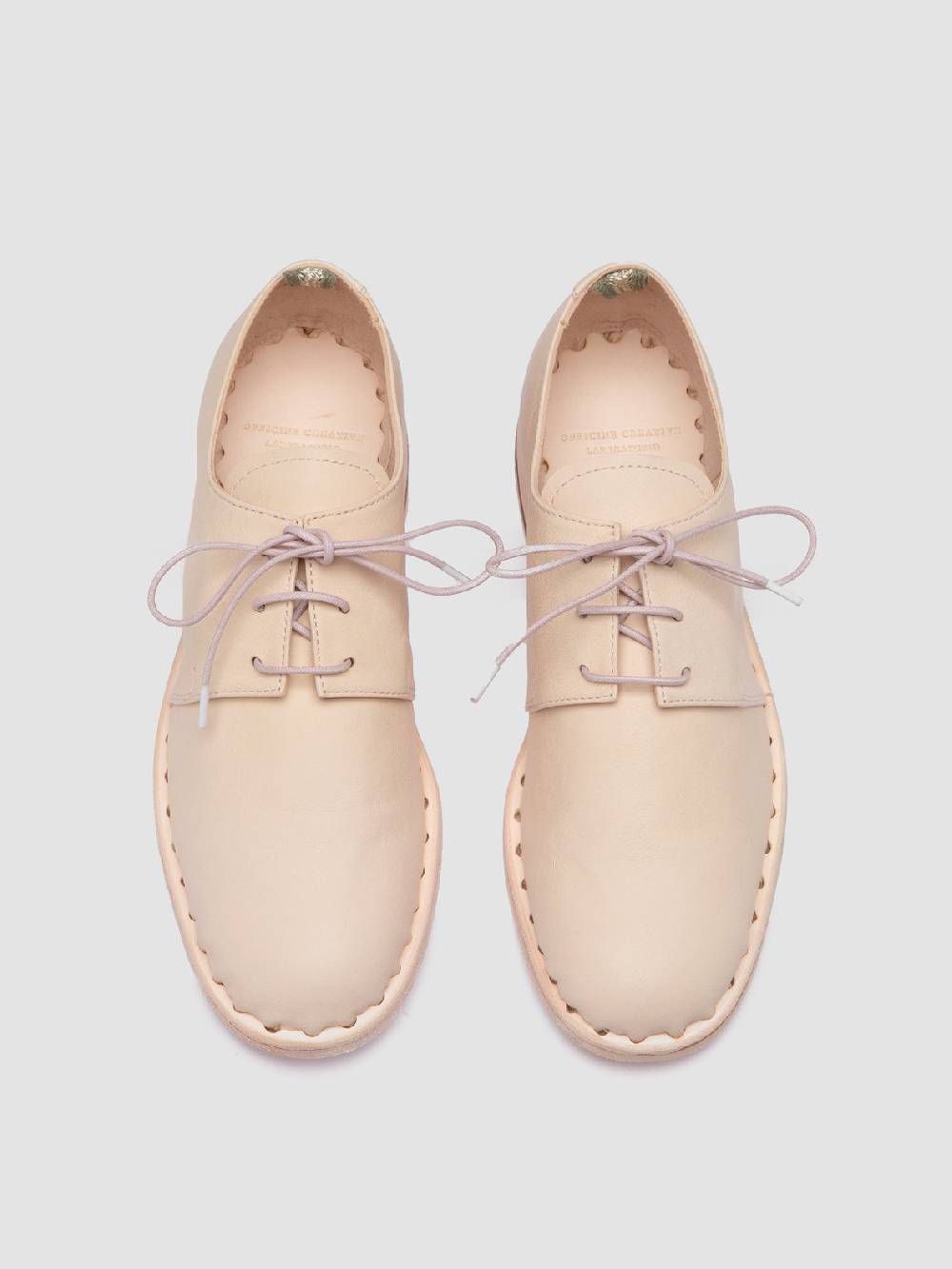 Officine Creative GRAPHITE 001 Derby in Pelle Rosa Moda