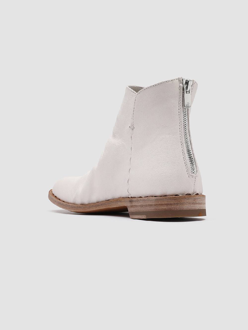 Officine Creative GRAPHITE 005 Stivaletti in Pelle Bianca Spedizione gratuita