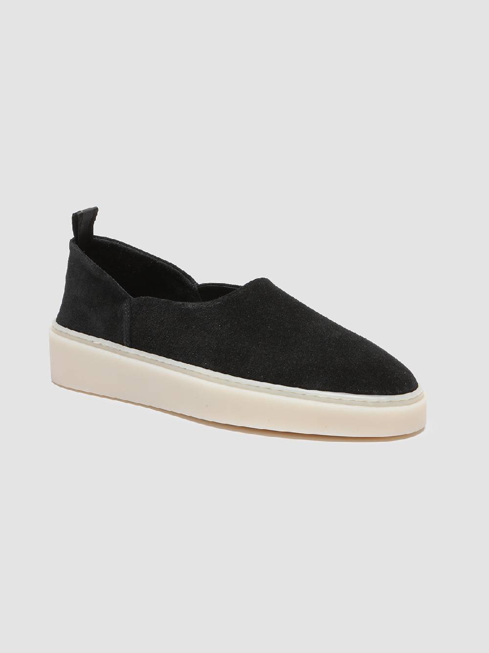 Officine Creative MUSKRAT 101 Sneaker in Pelle Scamosciata Nera Offerta speciale