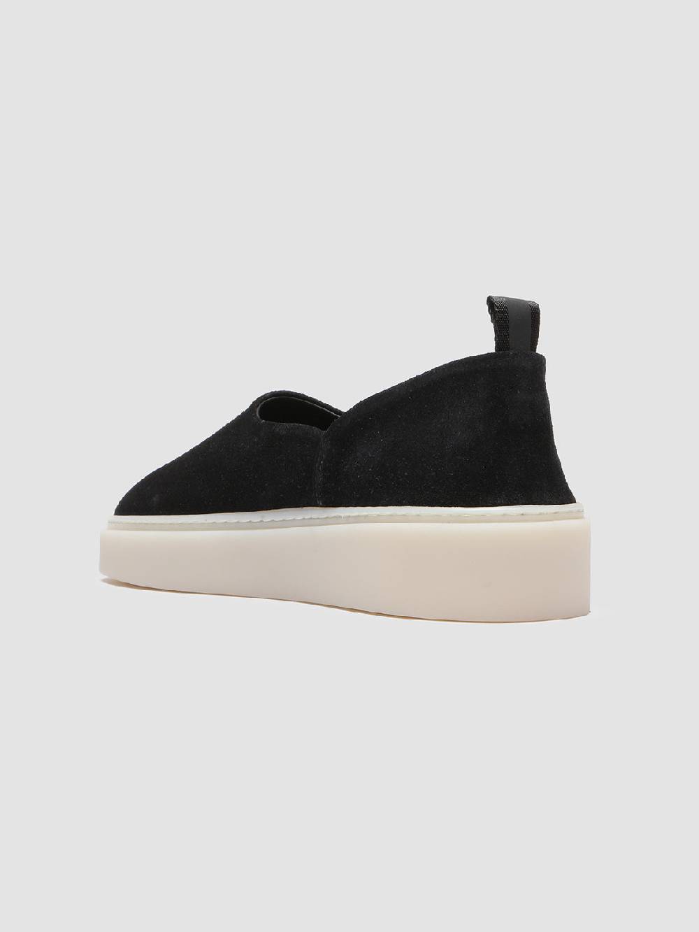 Officine Creative MUSKRAT 101 Sneaker in Pelle Scamosciata Nera Offerta speciale