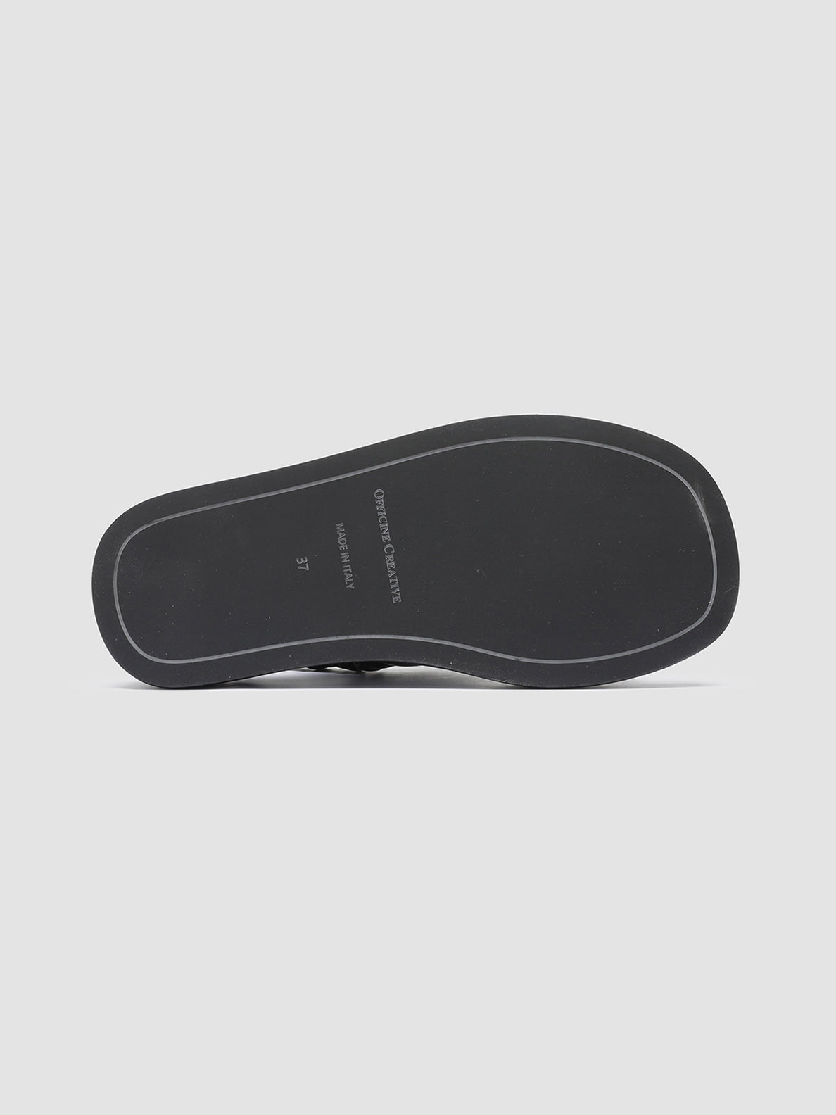 Officine Creative PATTY 005 Sandali in Pelle Nera Comprare a buon mercato