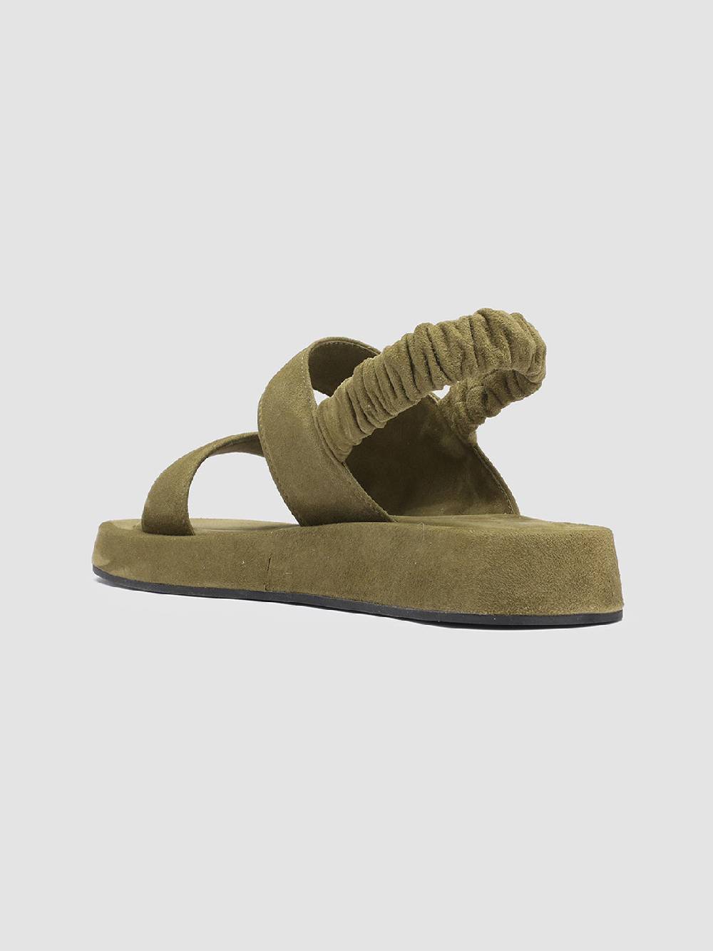 Officine Creative PATTY 005 Sandali in Pelle Scamosciata Verde Grande vendita