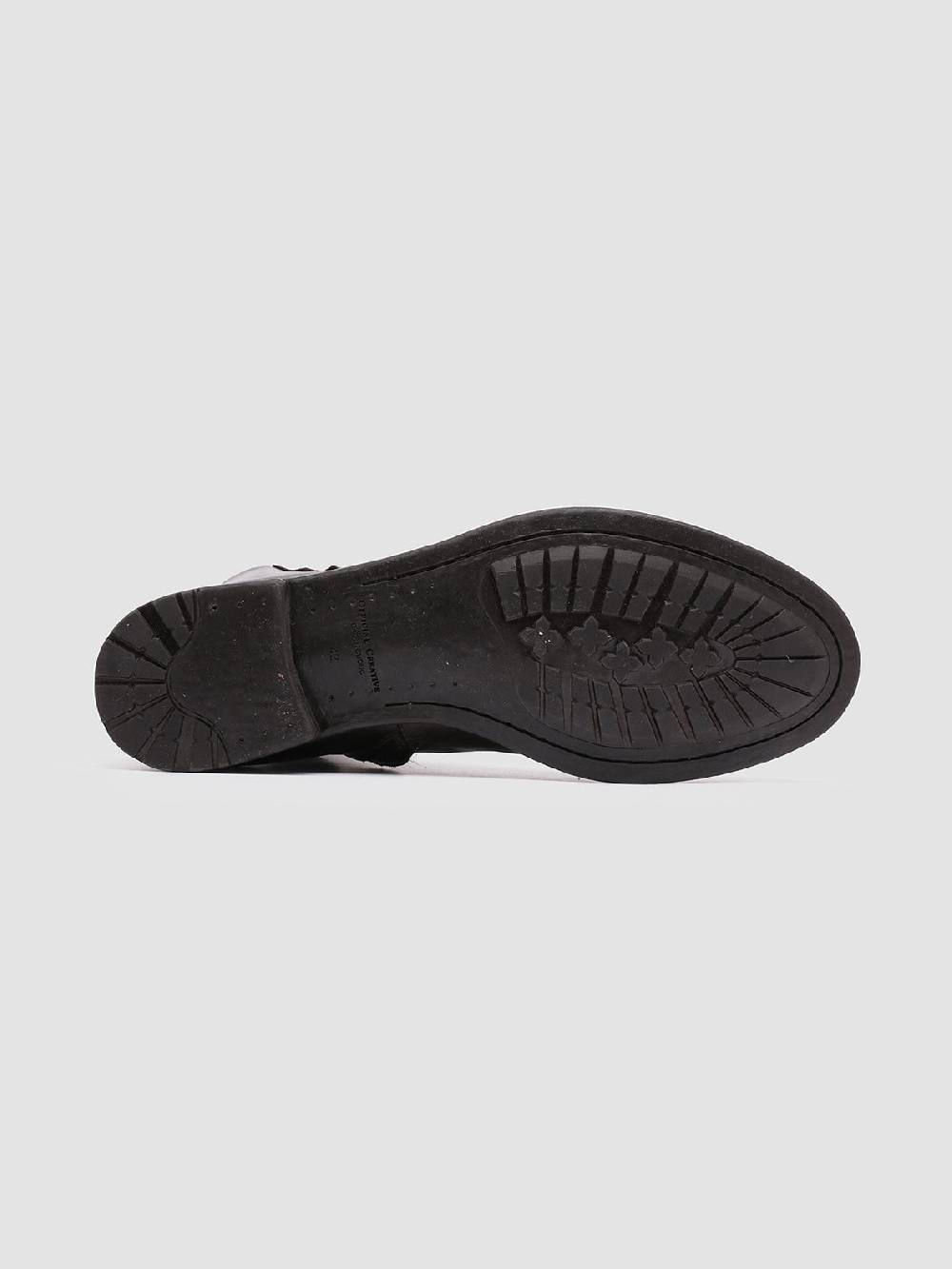 Officine Creative HIVE 010 Stivali Zip in Pelle Marrone Shopping online