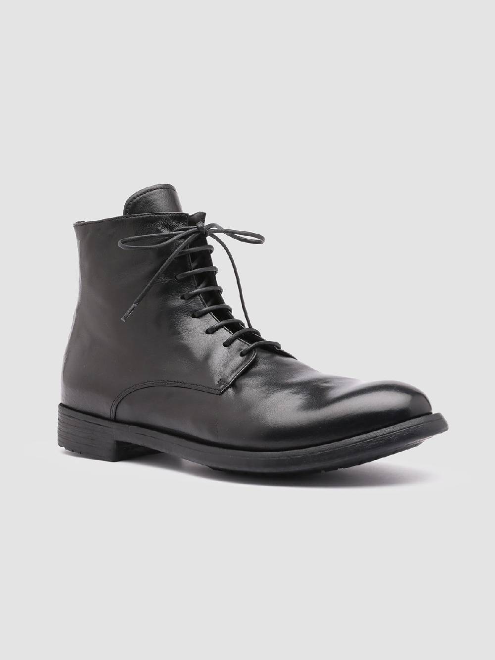 Officine Creative HIVE 016 Stivali in Pelle Nera Offerta esclusiva