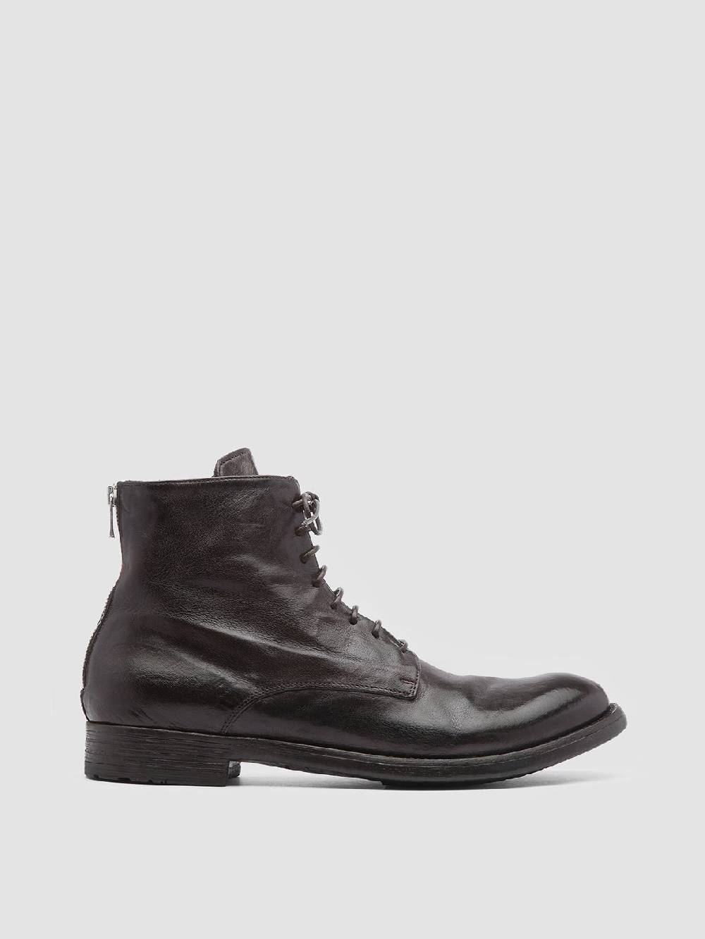 Officine Creative HIVE 016 Stivali in Pelle Marrone Vendite stagionali