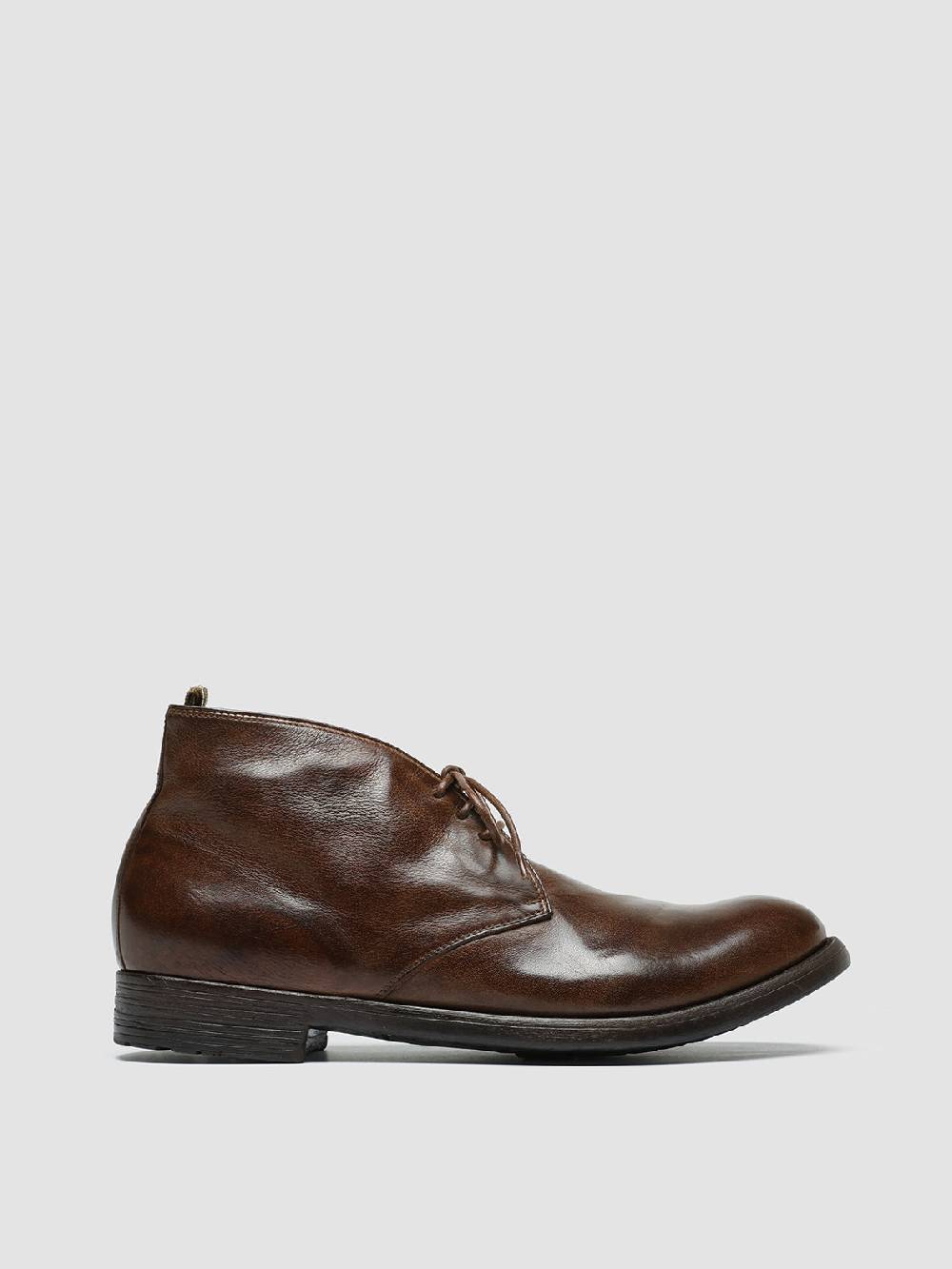 Officine Creative HIVE 050 Stivali Chukka in Pelle Marrone Cyber Monday