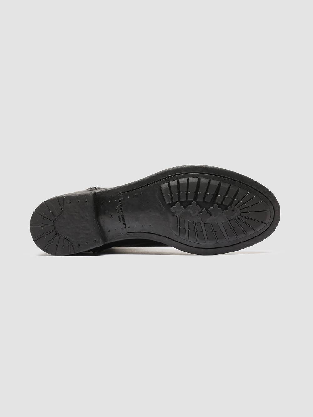 Officine Creative HIVE 054 Stivali Zip in Pelle Nera Offerta Giorno del Papà