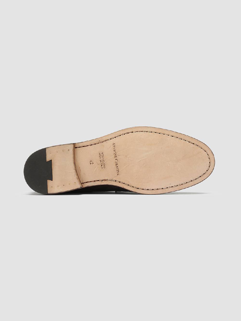 Officine Creative OPERA 001 Mocassini Penny Loafer in Pelle Scamosciata Marrone Vendita calda